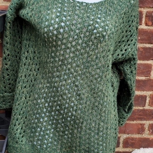Honeycomb open weave sweater XL - Picture 3 of 10